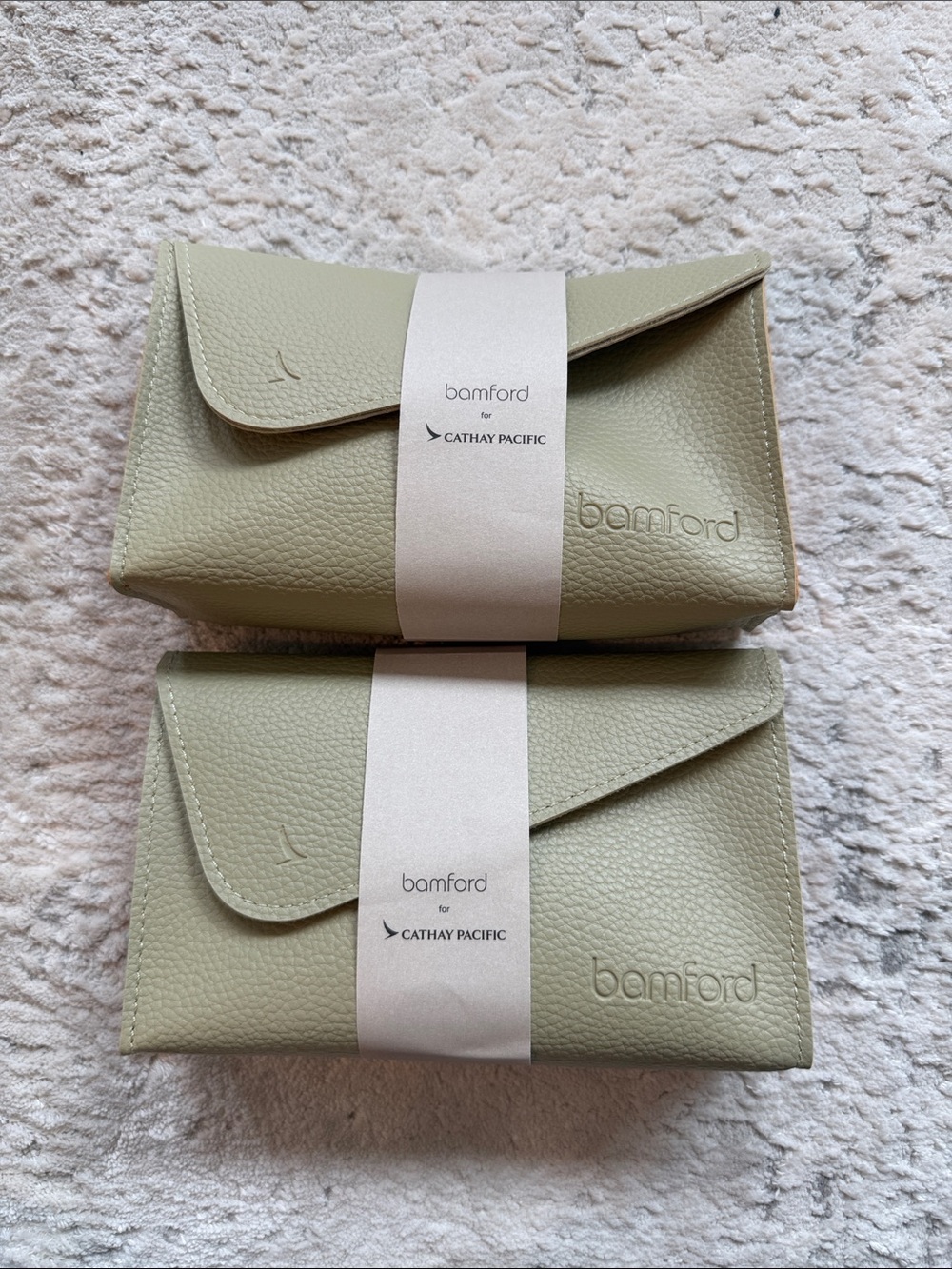 Bamford anenities kit x 2 - Cathay Pacific business class